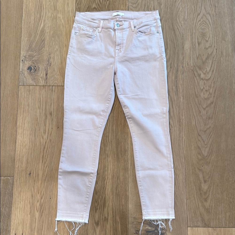 Women's Light Pink 7 for all Mankind denim Jean size 29